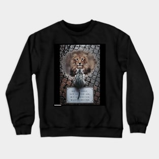 king cat Crewneck Sweatshirt